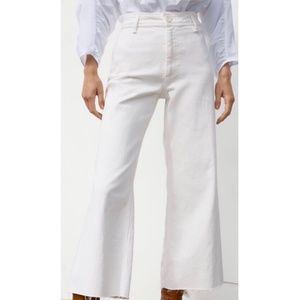 Zara Premium Marine Straight Pants, Size 2